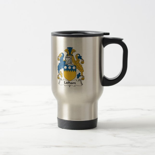 Latham familjvapensköld resemugg (Höger)