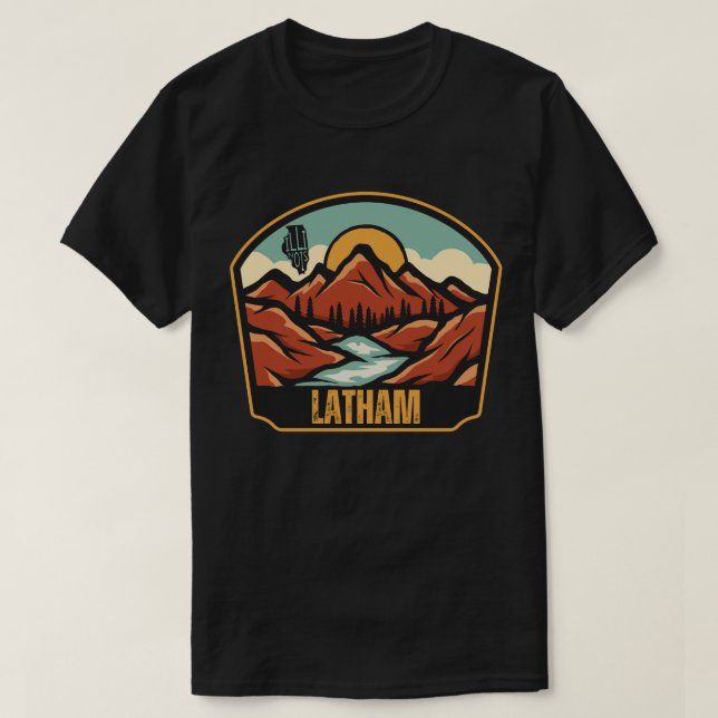 Latham, Illinois T-Shirt (Design framsida)