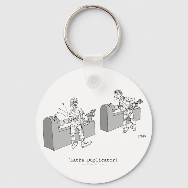 Lathe Duplicator-nyckelkedja Nyckelring (Framsida)