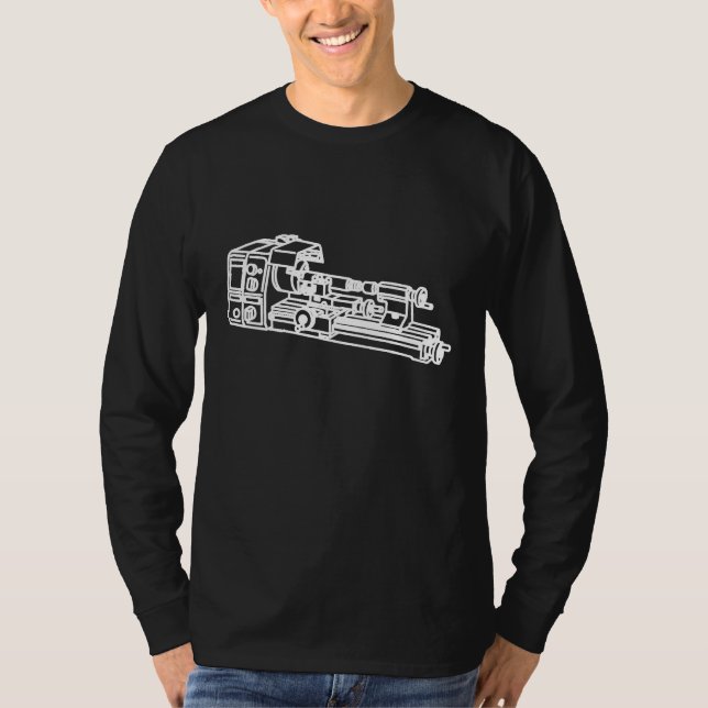 Lathe Mechanic Turner Lathe Operator Precision Mec T Shirt (Framsida)