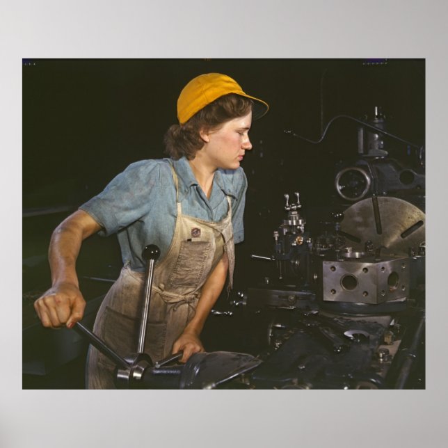 Lathe Operator 1942 Poster (Framsidan)