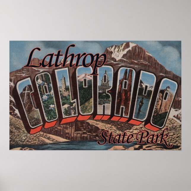 Lathrop State Park, Colorado Poster (Framsidan)