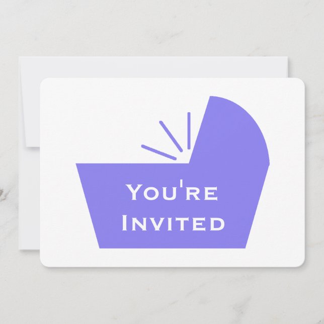 Lathundsymbolsbaby shower inbjudningar (Framsida)