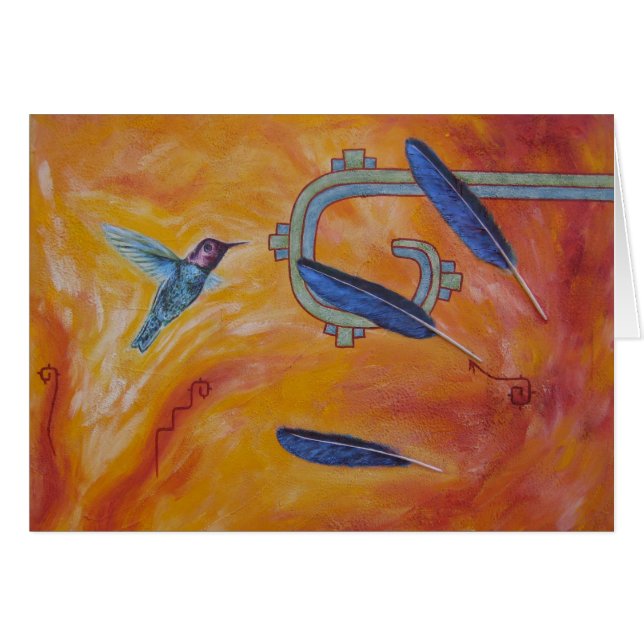 Latido de Corazon (hjärtslaget) Hälsningskort (Framsidan Horizontal)