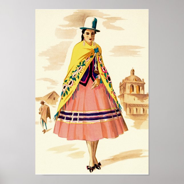 Latin American Woman Poster (Framsidan)