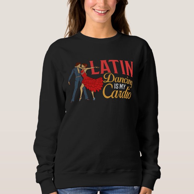 Latin Dance Music Shoes Lessons Beginner Workout D T Shirt (Framsida)