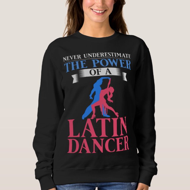 Latin Dance Music Shoes Lessons Beginner Workout D T Shirt (Framsida)