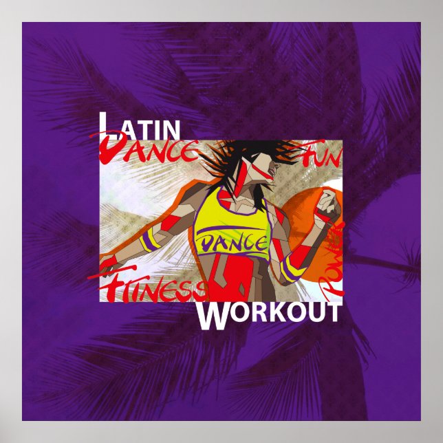 LATIN DANCE WORKOUT - Poster (Framsidan)