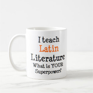 latin i litteratur kaffemugg
