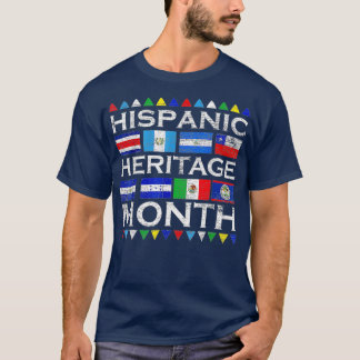 Latin Land Flagga Latino National Hispanic Heri T Shirt