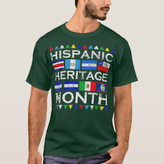 Latin Land Flagga Latino National Hispanic Heri T Shirt