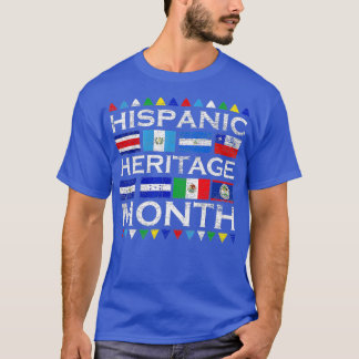 Latin Land Flagga Latino National Hispanic Heri T Shirt