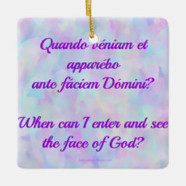 Latin när jag kan ange ornament