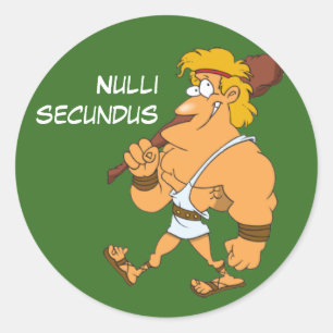 Latin: Nulli secundus Runt Klistermärke