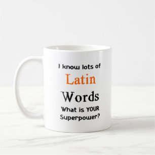 latin ord kaffemugg