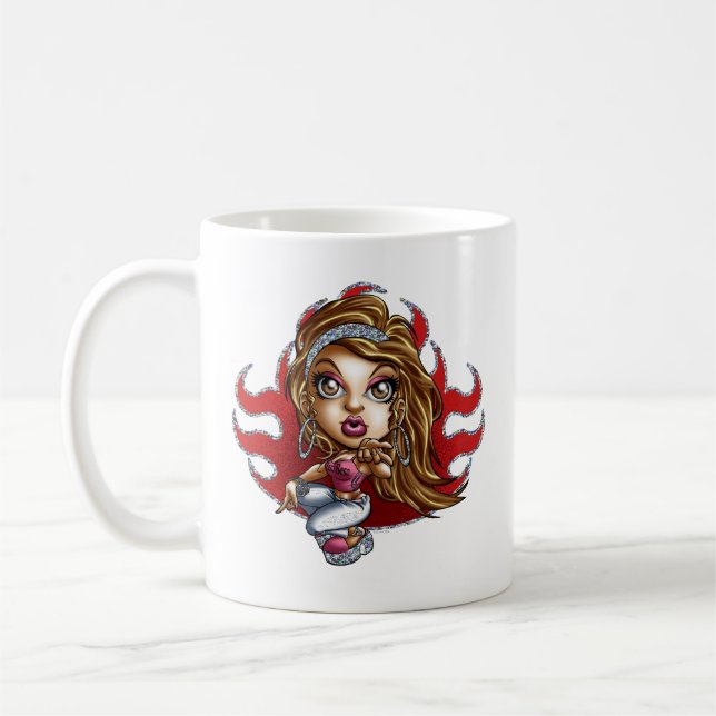 Latina Beso Kyss Kaffemugg (Vänster)