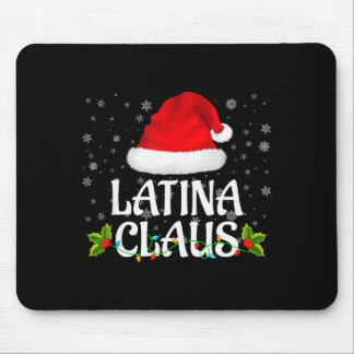 Latina Claus julbelysning Santa Pyjamas Familj Musmatta