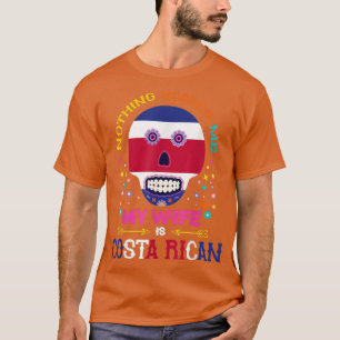 Latina Costa Rica Flagga Funny Costa Rican Maka T Shirt