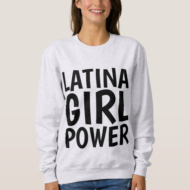 LATINA GIRL POWER T-shirts (Framsida)