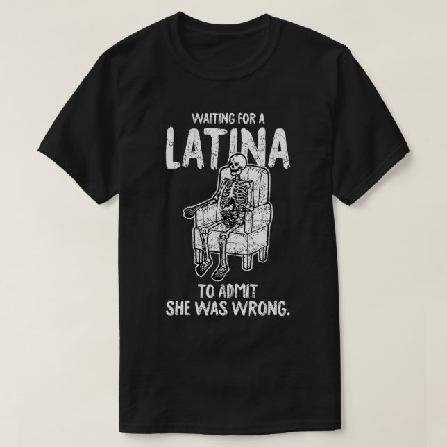 Latina Mom Funny Wife Spanish Proud Hispanic Women T Shirt (Design framsida)