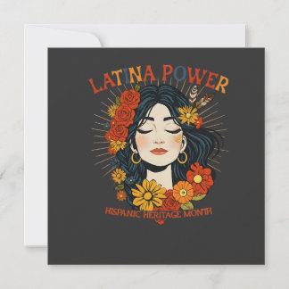 Latina Power - Hispanic Heritage Design Inbjudningar