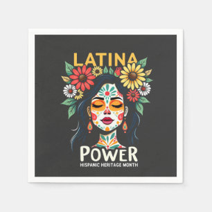 Latina Power Hispanic Heritage Month Pappersservett
