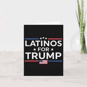 Latinamerikaner För Trump 2024 - Presidentval Trum Kort