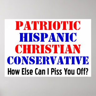 Latinamerikansk konservativ! poster