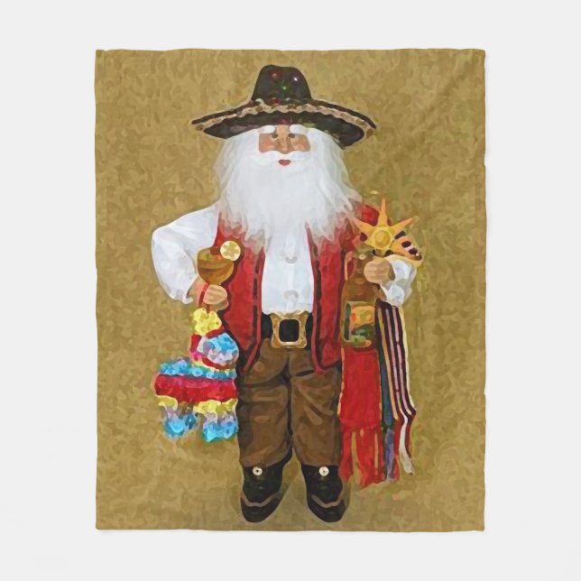 Latinamerikansk mexicansk Southwestern Fleecefilt (Framsidan)