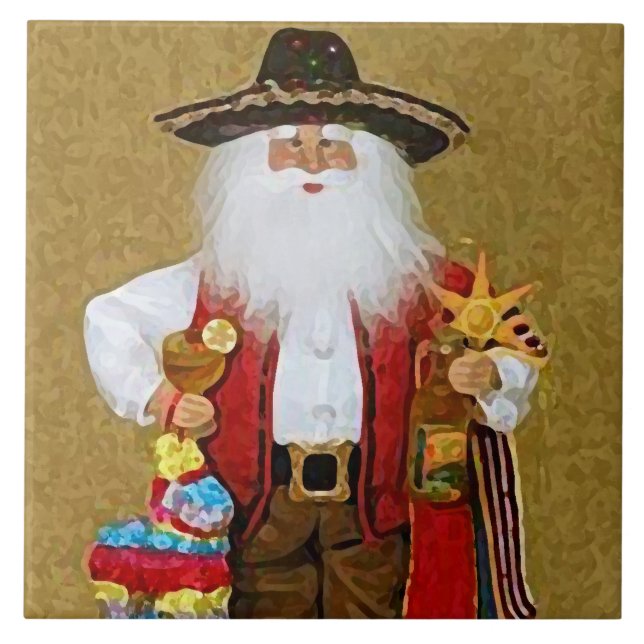 Latinamerikansk mexicansk Southwestern Kakelplatta (Framsidan)