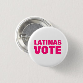 Latinas vote shock rosa och white knapp