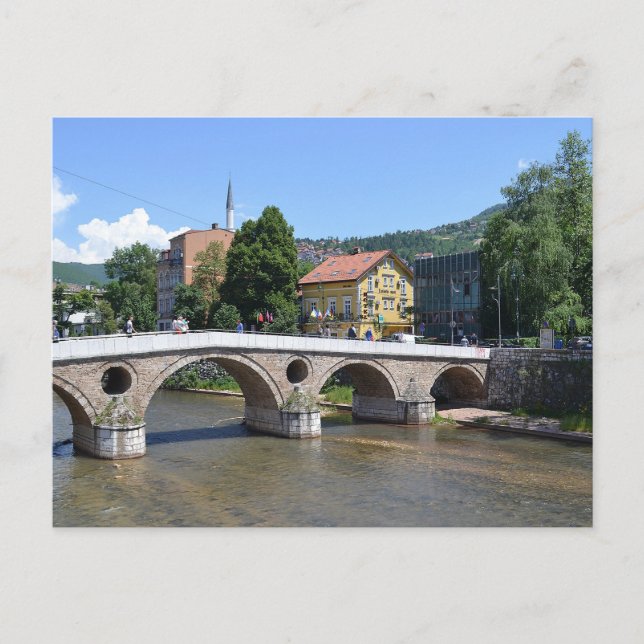 Latinbron. Sarajevo.  Vykort (Framsida)