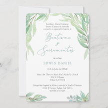 Latino Boy Baptism & Sacraments Ceremony Party