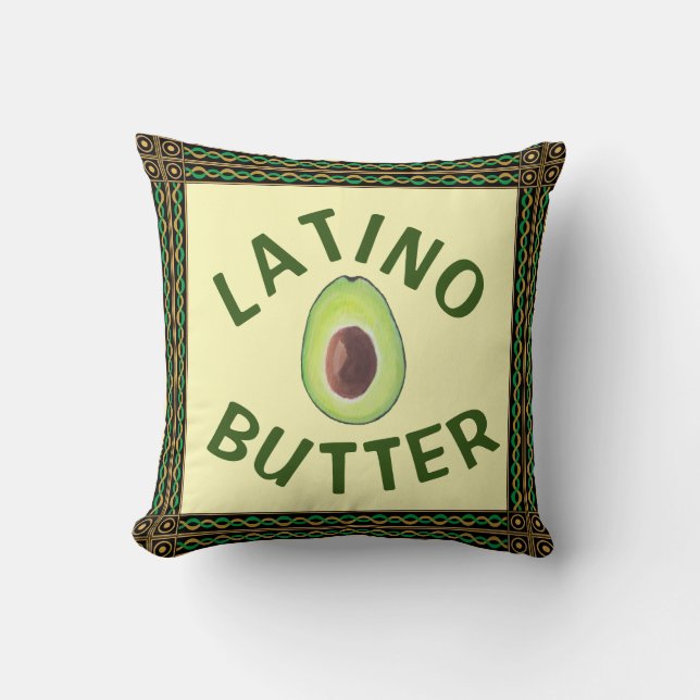 Latino Butter Dekorativ kudde (Framsida)