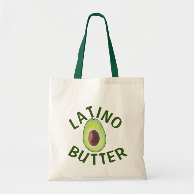 Latino Butter Tote Bag Tygkasse (Framsidan)