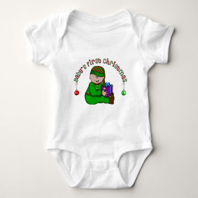 Latino Elf Baby 1:a jul Tröja (Framsida)
