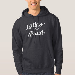 Latino och stolt sweatshirt med luva