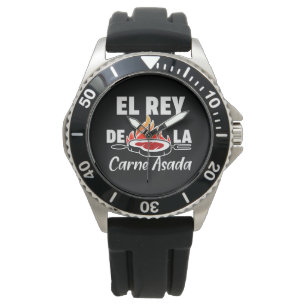 Latino Pappa El Rey de la Carne Asada Armbandsur