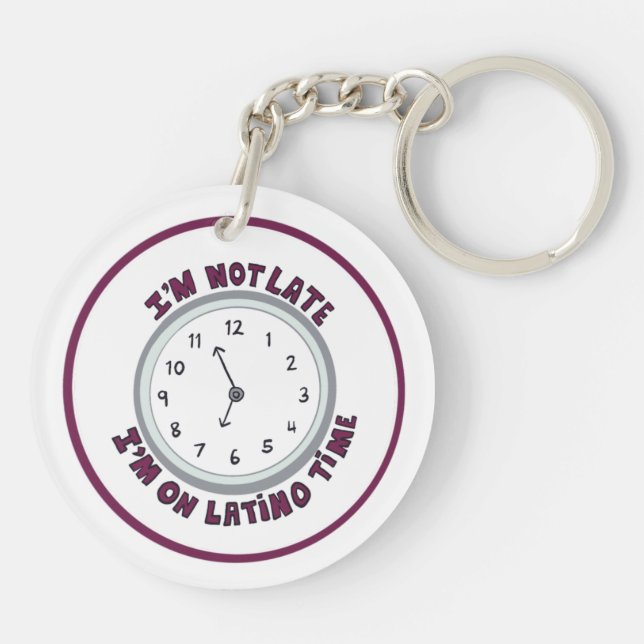 Latino Time Keychain (Baksidan)