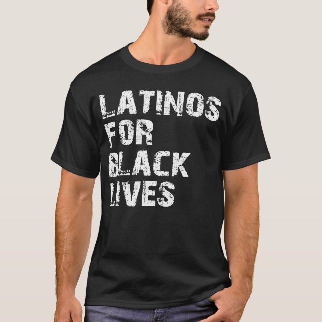 latinon för svarta liv t shirt (Framsida)