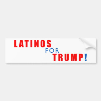 Latinos för Donald Trump Bildekal