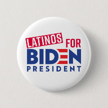 Latinos for Joe Biden Round Button