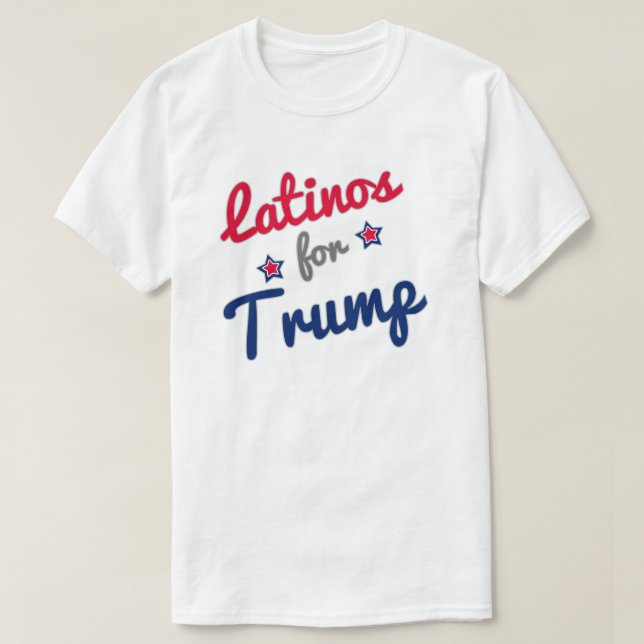 Latinos för trumf 2016 tee (Design framsida)