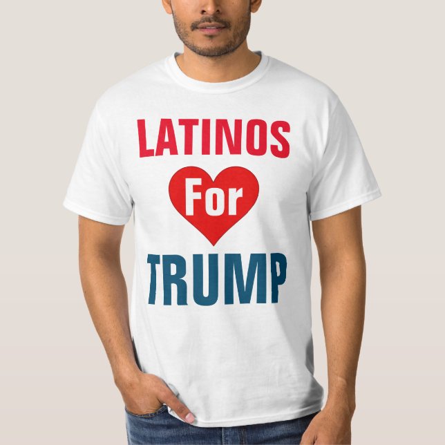 Latinos för trumfT-tröja T-shirt (Framsida)