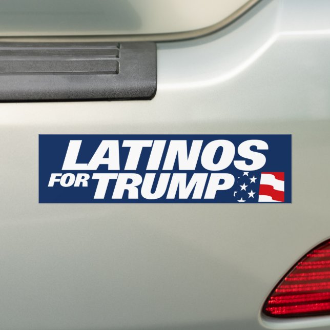 Latinos for Trump 2024 Bildekal (På Bil)