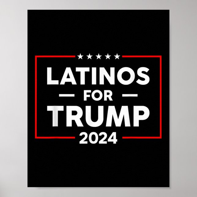 Latinos for Trump 2024 Poster (Framsidan)