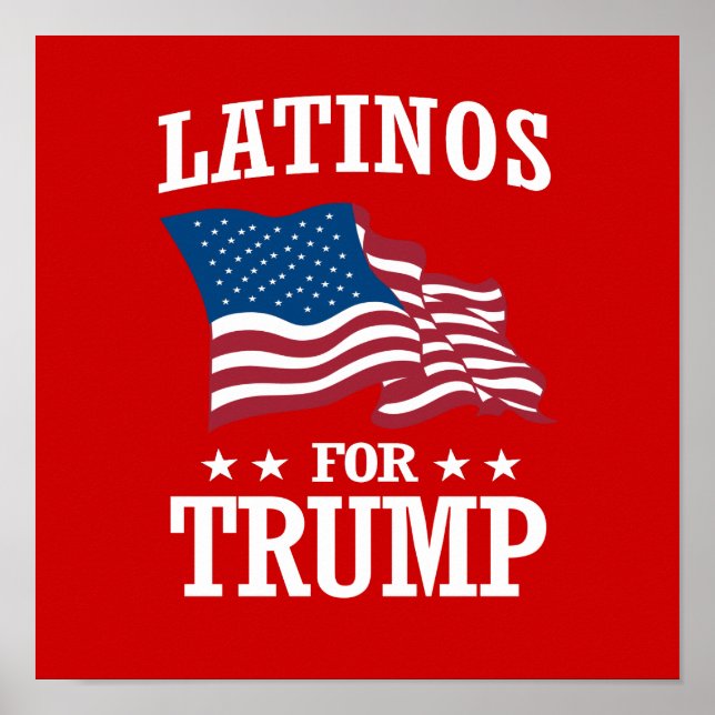 LATINOS FOR TRUMP POSTER (Framsidan)