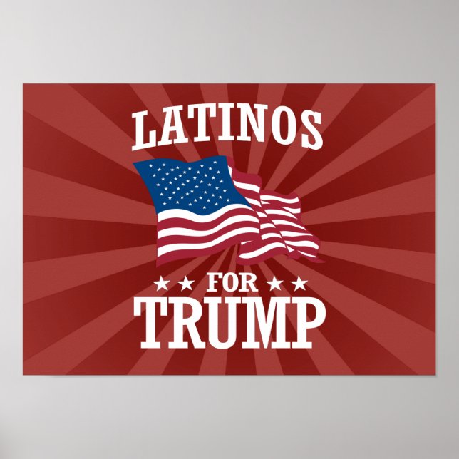 LATINOS FOR TRUMP POSTER (Framsidan)