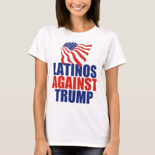 Latinos mot trumf tee shirt