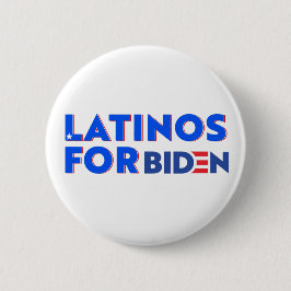 Latinos Para Joe Biden Round Button Knapp